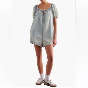 Free People Daisy Denim Romper